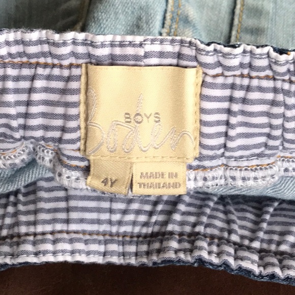 Mini Boden Denim Shorts - Picture 2 of 4